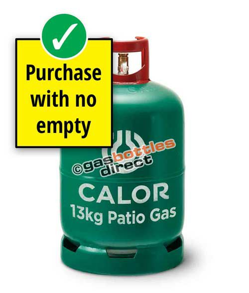 13kg Patio Calor Gas Bottle - New Full Cylinder